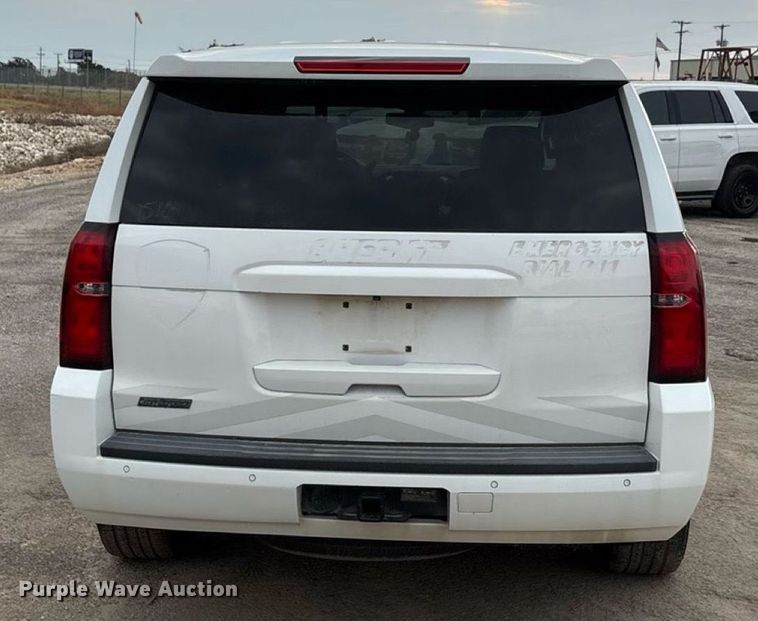 image for item ED5831 2015 Chevrolet Tahoe Police SUV