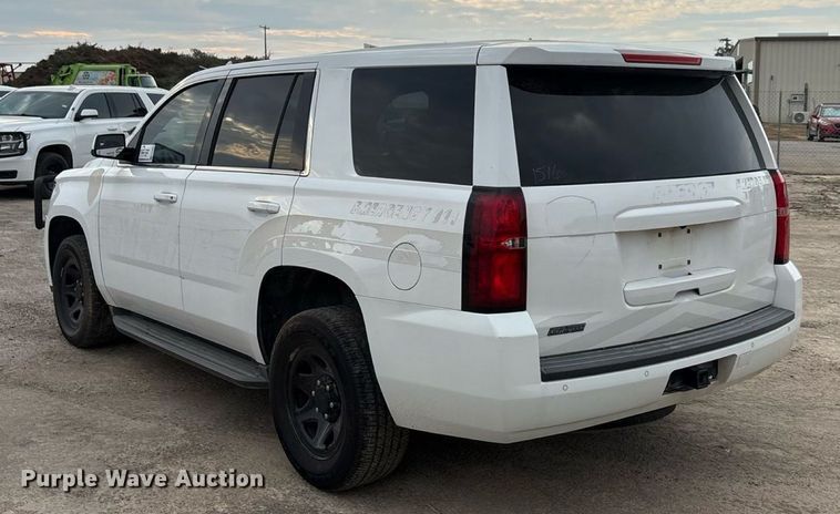 image for item ED5831 2015 Chevrolet Tahoe Police SUV