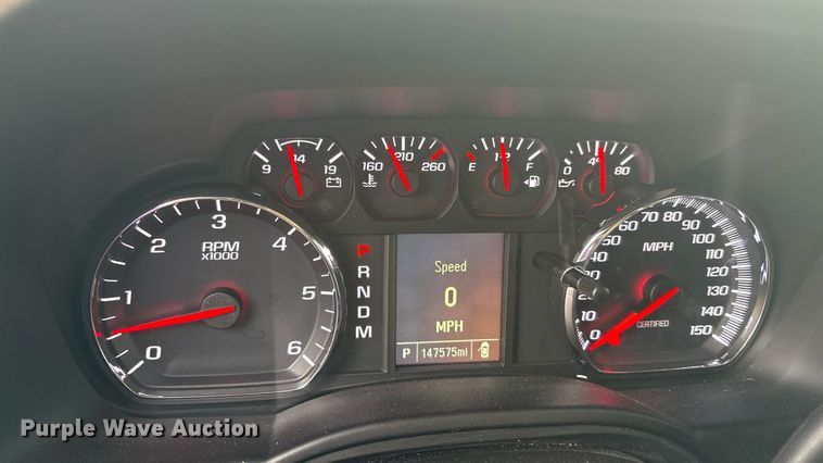 image for item ED5831 2015 Chevrolet Tahoe Police SUV