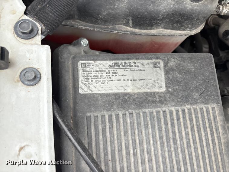 image for item ED5831 2015 Chevrolet Tahoe Police SUV