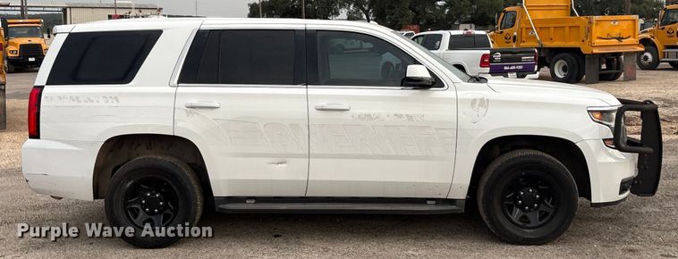 image for item ED5832 2015 Chevrolet Tahoe Police SUV