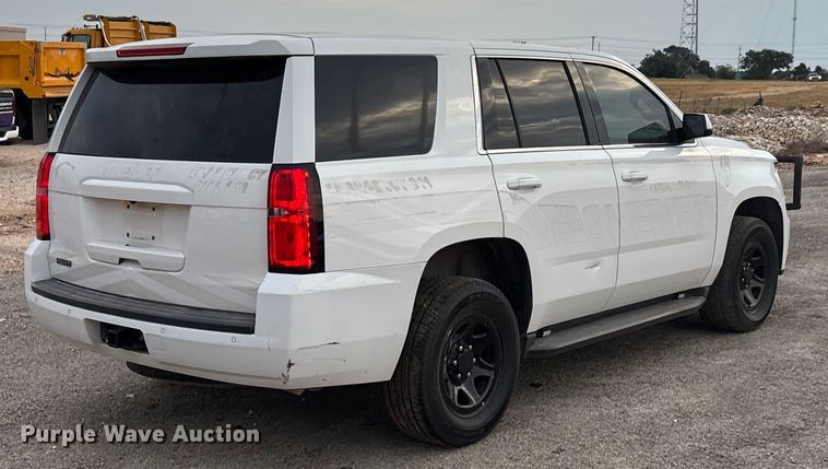 image for item ED5832 2015 Chevrolet Tahoe Police SUV