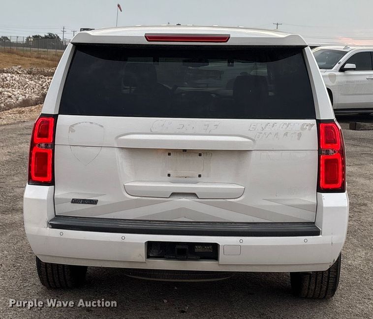 image for item ED5832 2015 Chevrolet Tahoe Police SUV