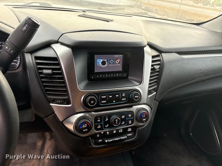 image for item ED5832 2015 Chevrolet Tahoe Police SUV