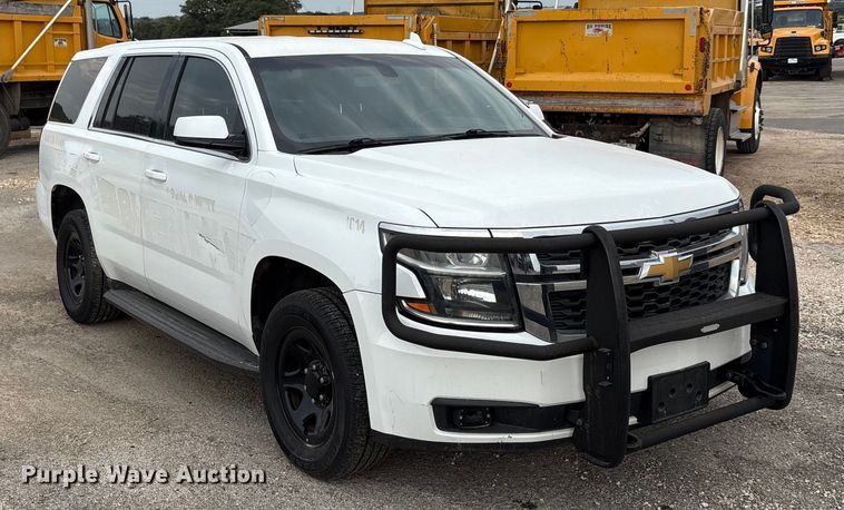 image for item ED5833 2016 Chevrolet Tahoe Police SUV