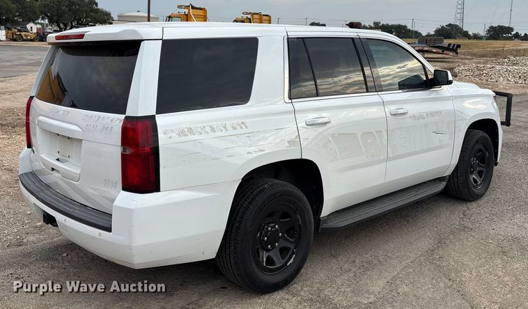 image for item ED5833 2016 Chevrolet Tahoe Police SUV