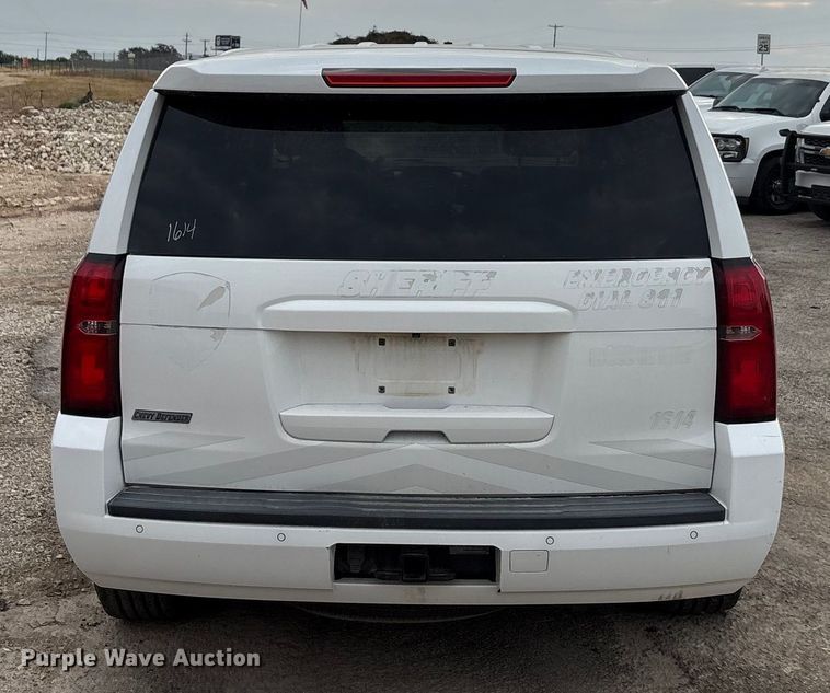image for item ED5833 2016 Chevrolet Tahoe Police SUV