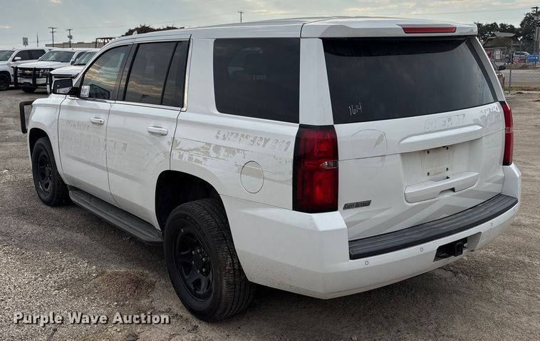 image for item ED5833 2016 Chevrolet Tahoe Police SUV