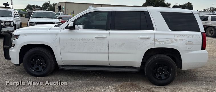 image for item ED5833 2016 Chevrolet Tahoe Police SUV