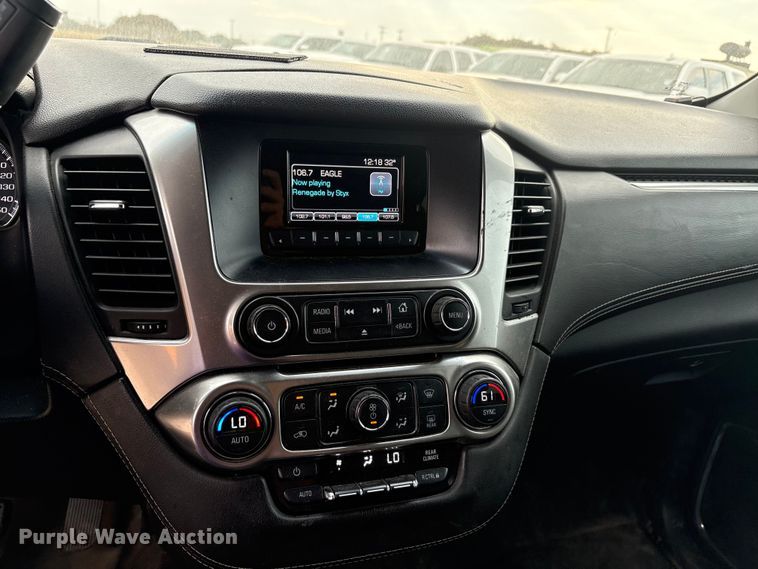 image for item ED5833 2016 Chevrolet Tahoe Police SUV