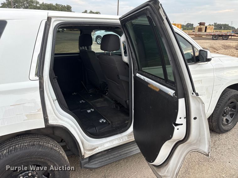 image for item ED5833 2016 Chevrolet Tahoe Police SUV