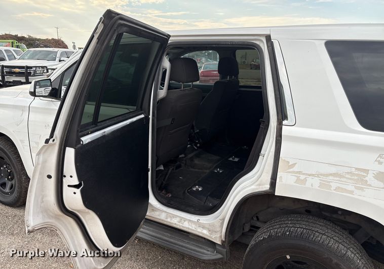 image for item ED5833 2016 Chevrolet Tahoe Police SUV