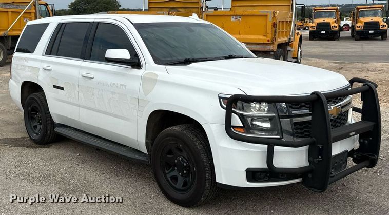 image for item ED5836 2018 Chevrolet Tahoe Police SUV