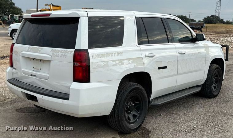 image for item ED5836 2018 Chevrolet Tahoe Police SUV