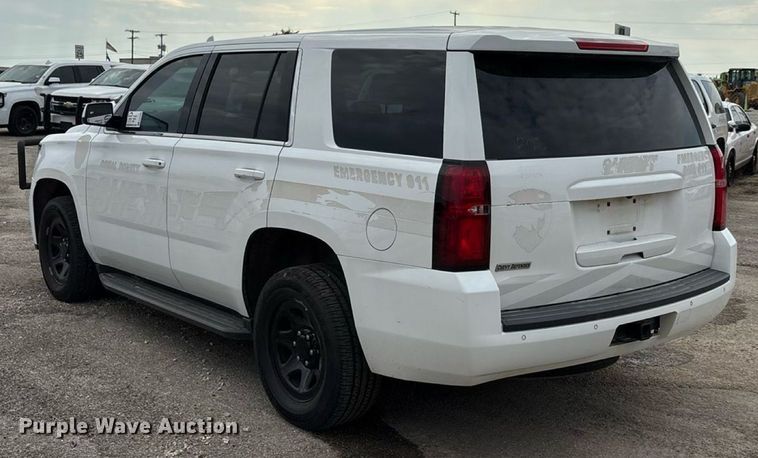 image for item ED5836 2018 Chevrolet Tahoe Police SUV
