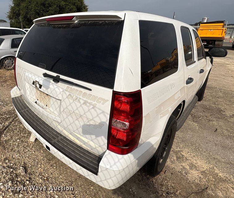 image for item ED5837 2014 Chevrolet Tahoe Police SUV