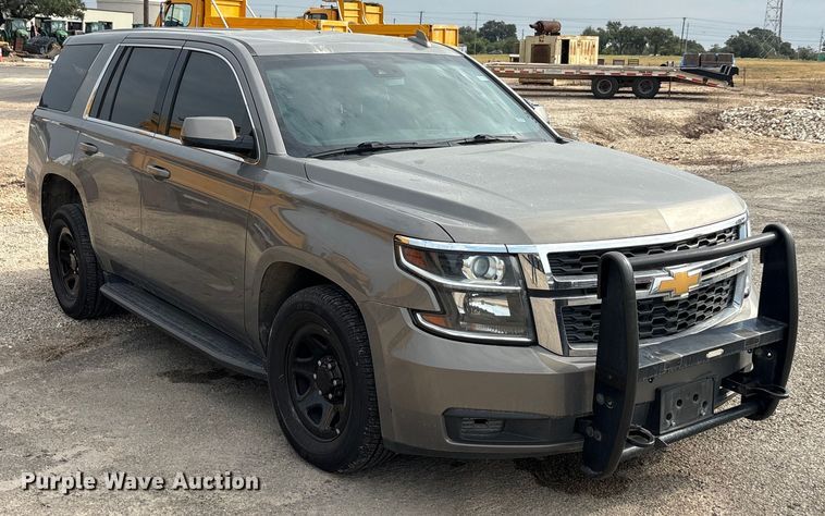 image for item ED5838 2018 Chevrolet Tahoe Police SUV