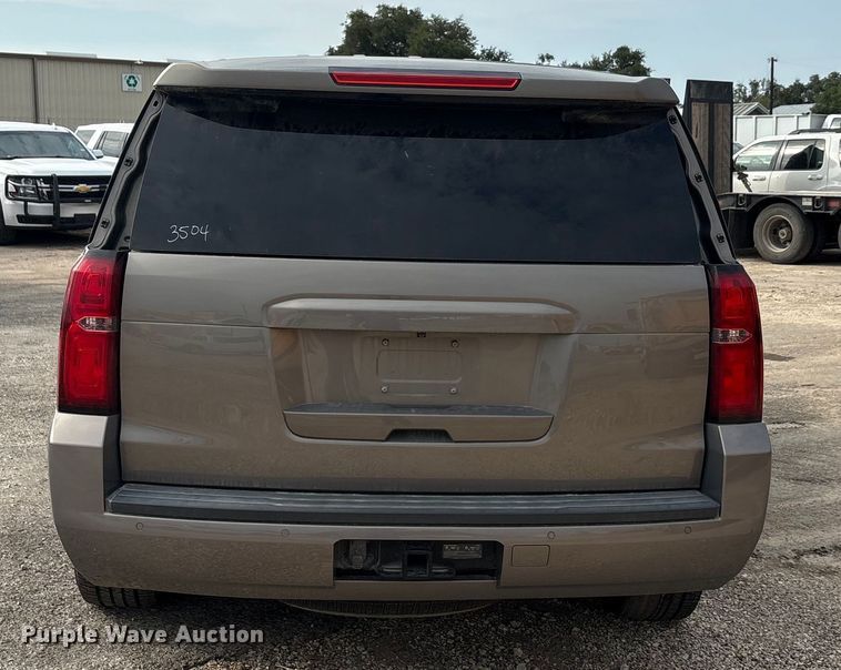 image for item ED5838 2018 Chevrolet Tahoe Police SUV