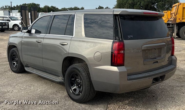 image for item ED5838 2018 Chevrolet Tahoe Police SUV
