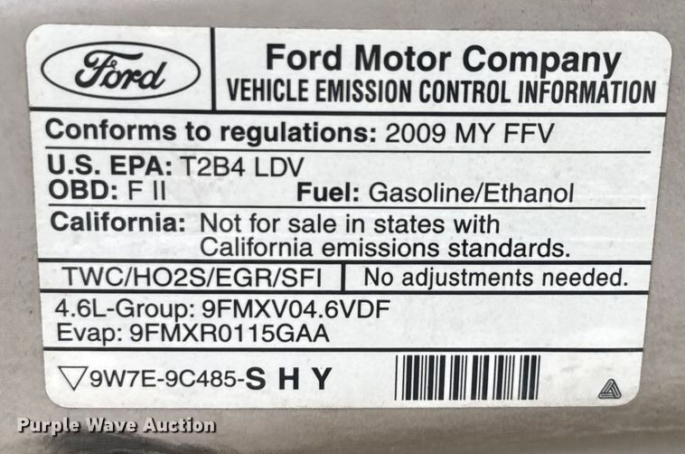 image for item ED5839 2009 Mercury Grand Marquis LS 
