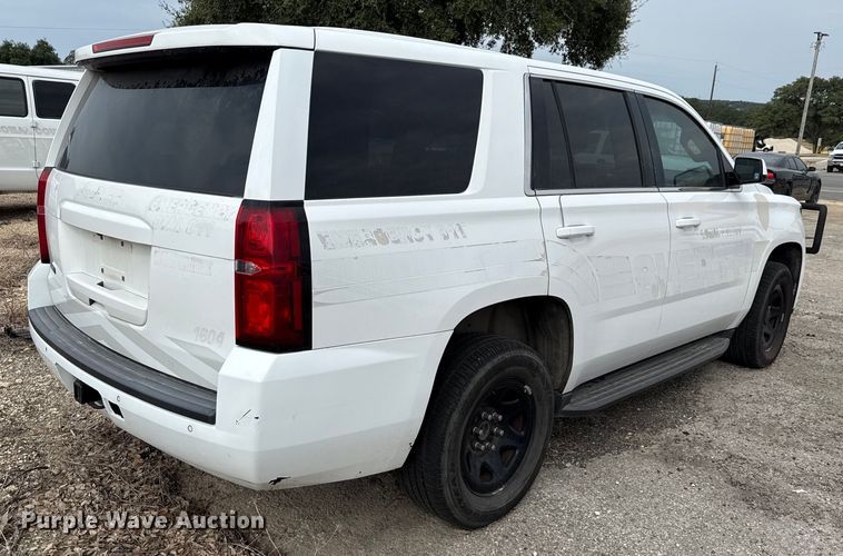 image for item ED5840 2016 Chevrolet Tahoe Police SUV