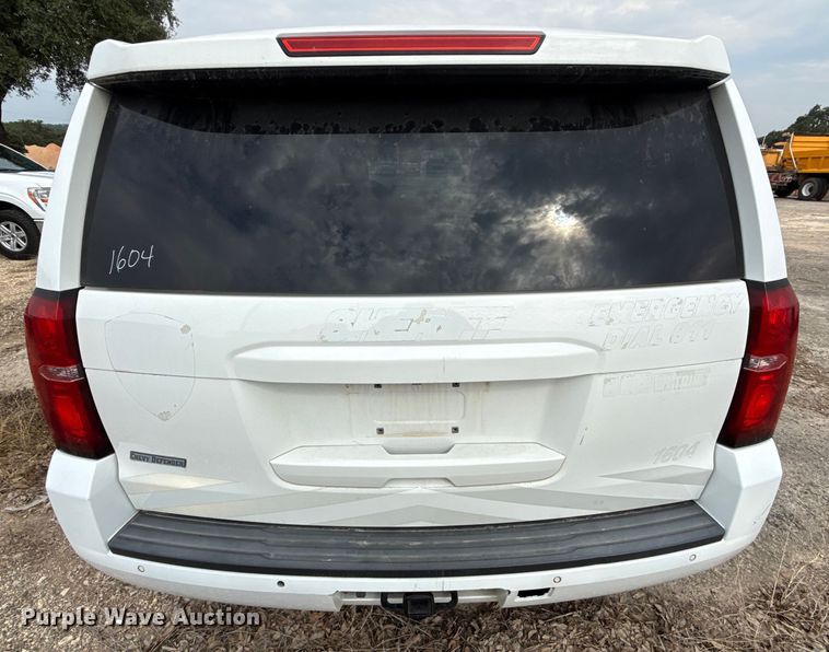 image for item ED5840 2016 Chevrolet Tahoe Police SUV