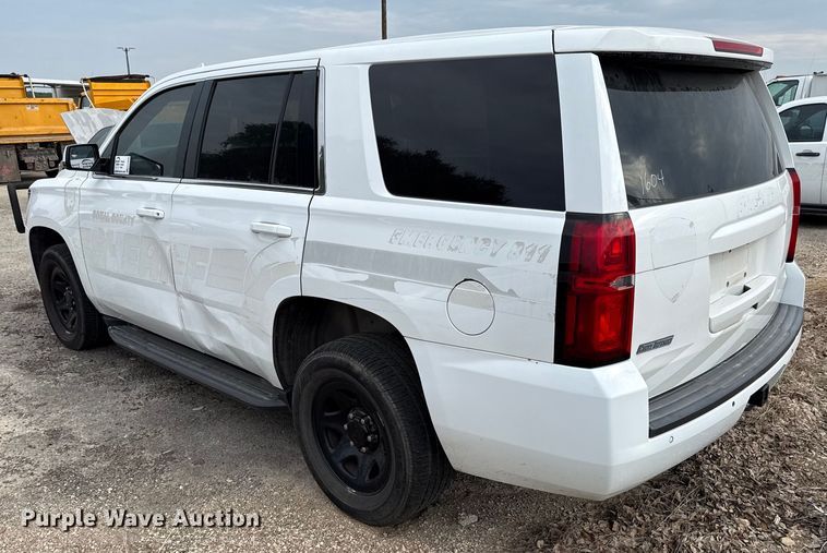 image for item ED5840 2016 Chevrolet Tahoe Police SUV