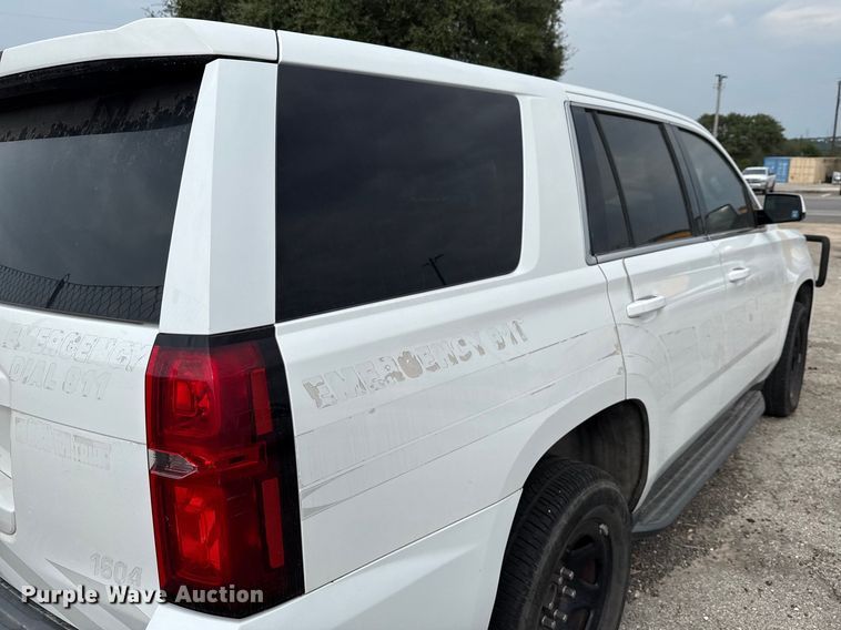image for item ED5840 2016 Chevrolet Tahoe Police SUV