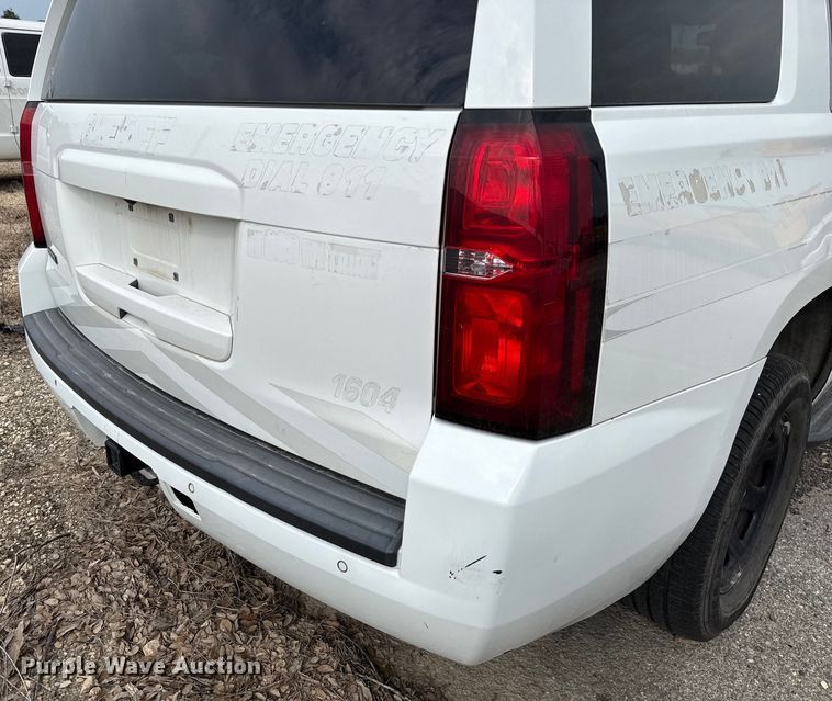 image for item ED5840 2016 Chevrolet Tahoe Police SUV