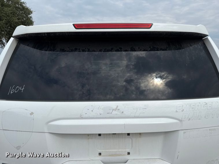 image for item ED5840 2016 Chevrolet Tahoe Police SUV