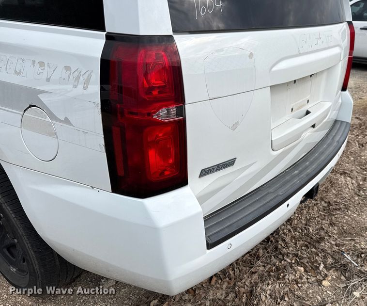 image for item ED5840 2016 Chevrolet Tahoe Police SUV