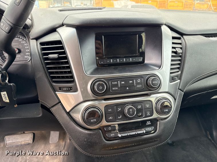 image for item ED5840 2016 Chevrolet Tahoe Police SUV