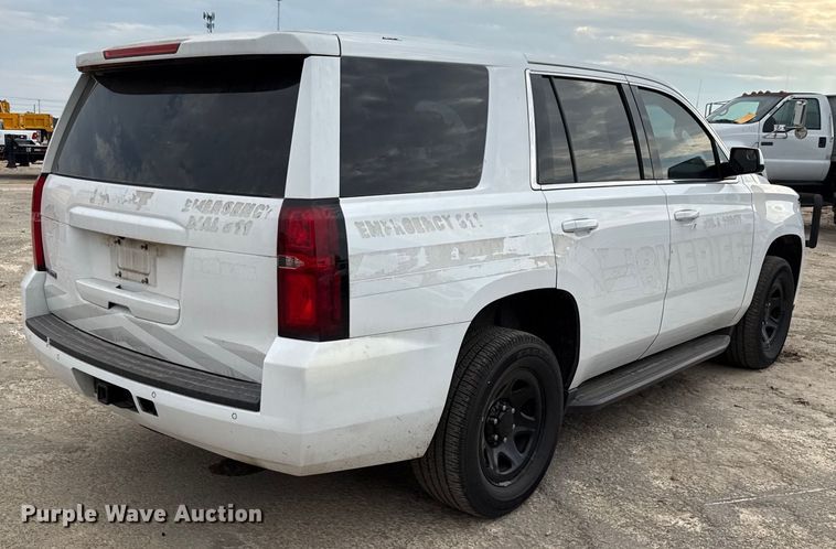 image for item ED5841 2018 Chevrolet Tahoe Police SUV