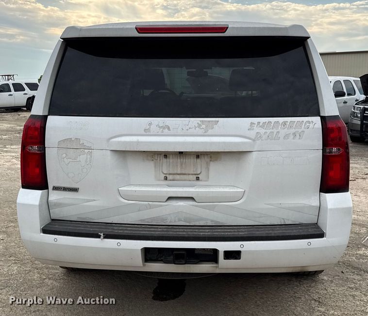 image for item ED5841 2018 Chevrolet Tahoe Police SUV