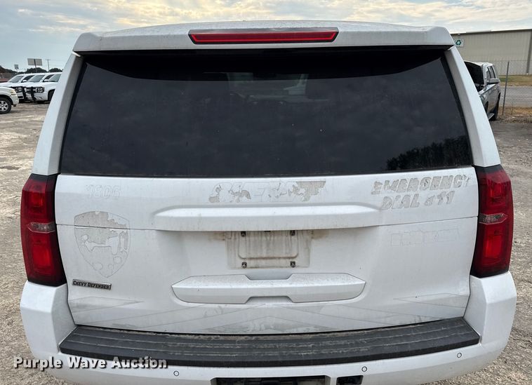 image for item ED5841 2018 Chevrolet Tahoe Police SUV