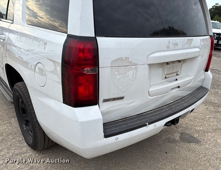 image for item ED5841 2018 Chevrolet Tahoe Police SUV