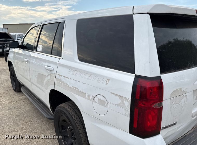image for item ED5841 2018 Chevrolet Tahoe Police SUV