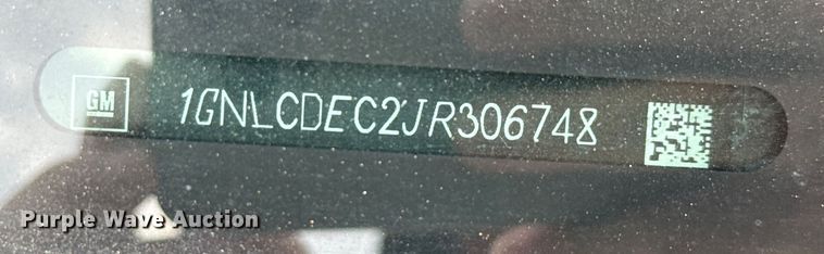 image for item ED5841 2018 Chevrolet Tahoe Police SUV