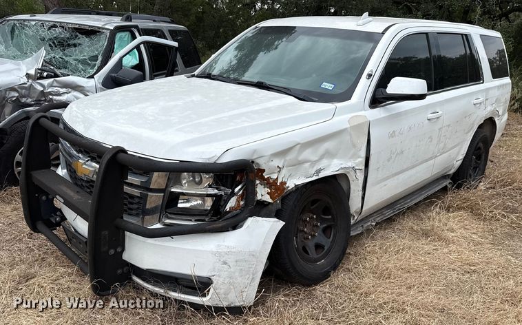image for item ED5842 2017 Chevrolet Tahoe Police SUV