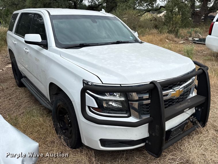 image for item ED5842 2017 Chevrolet Tahoe Police SUV