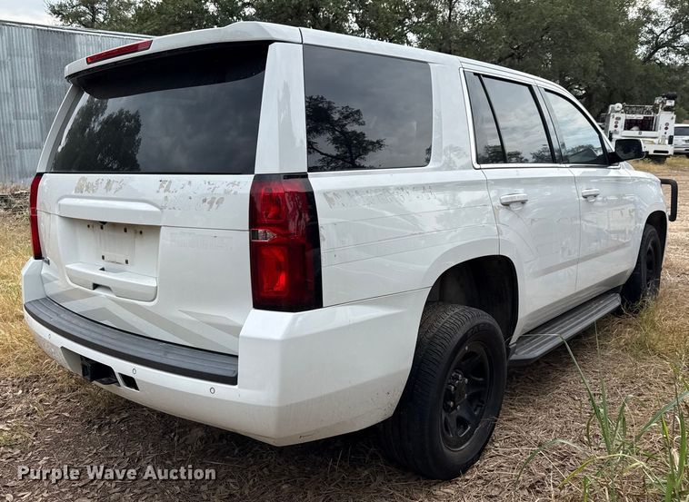 image for item ED5842 2017 Chevrolet Tahoe Police SUV