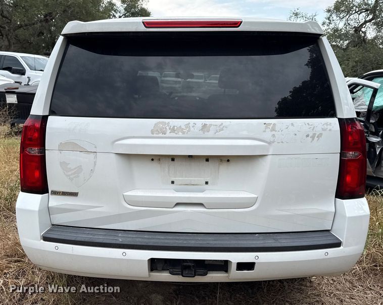 image for item ED5842 2017 Chevrolet Tahoe Police SUV