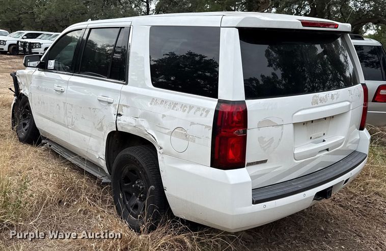image for item ED5842 2017 Chevrolet Tahoe Police SUV