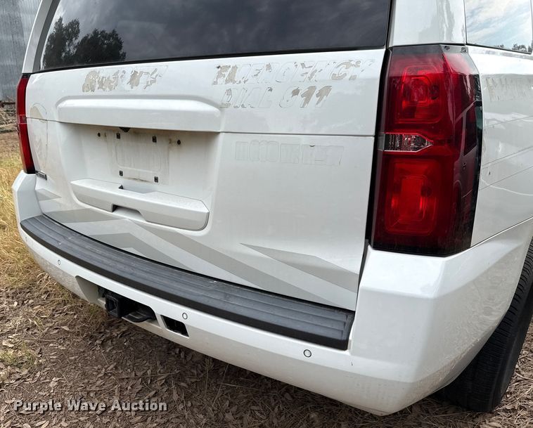 image for item ED5842 2017 Chevrolet Tahoe Police SUV