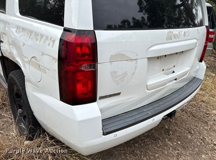 image for item ED5842 2017 Chevrolet Tahoe Police SUV