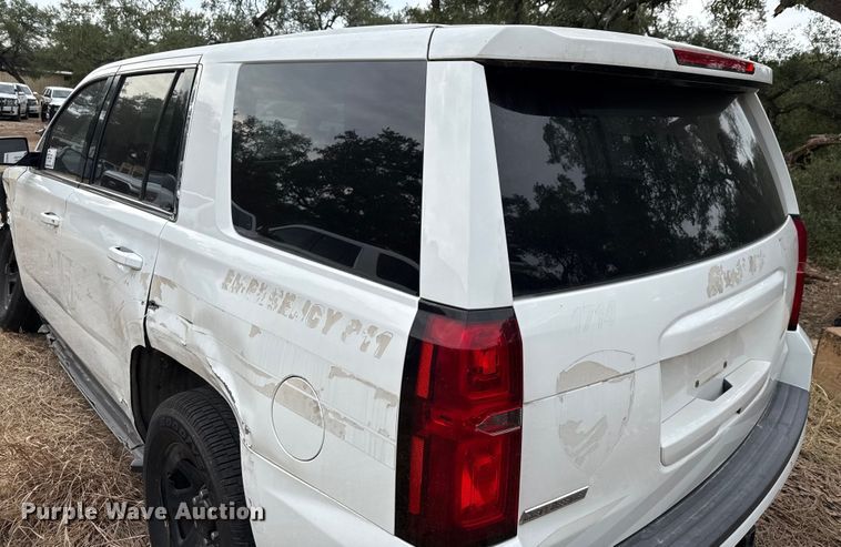 image for item ED5842 2017 Chevrolet Tahoe Police SUV