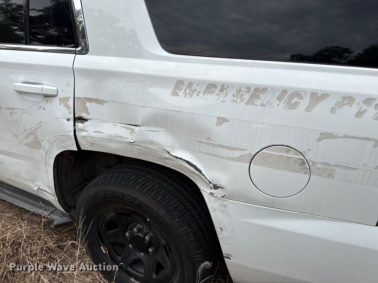 image for item ED5842 2017 Chevrolet Tahoe Police SUV