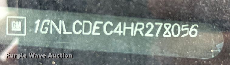 image for item ED5842 2017 Chevrolet Tahoe Police SUV