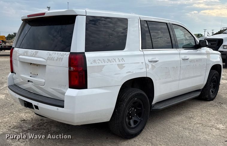 image for item ED5843 2016 Chevrolet Tahoe Police SUV