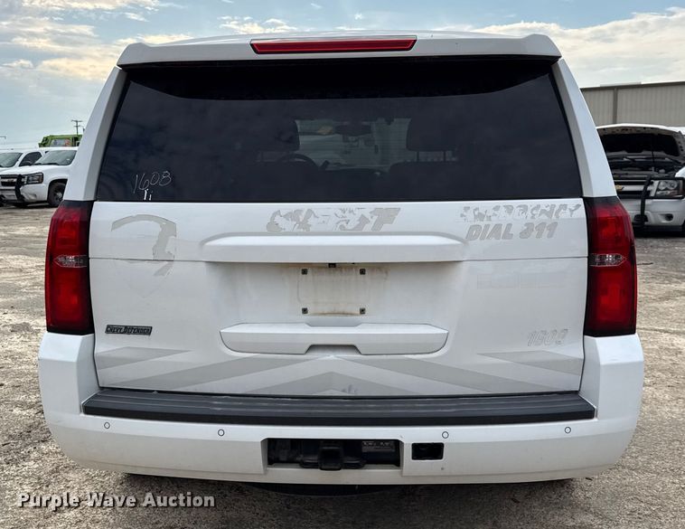 image for item ED5843 2016 Chevrolet Tahoe Police SUV